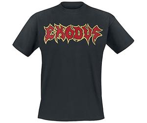 Exodus Metal Command Uomo T-Shirt Nero XL 100% Cotone Regular