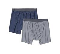 ExOfficio Boxer da Uomo Give-N-Go 2.0 (Confezione da 2), Navy/Onice Acciaio, Large
