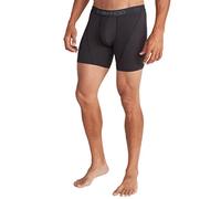 ExOfficio - Boxer da Uomo Give-N-Go Sport 2.0 da 15,2 cm, Biancheria Intima da Viaggio per Uomo, Traspirante e Resistente, Facile da Pulire, Nero/Nero, Medium