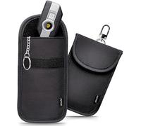 EXOSFER - Custodia Schermata Chiave Keyless (Ripstop, Medium) Set da 2. Gabbia Faraday Antifurto Auto. Blocco Segnale RFID per Chiavi, Telecomando e Telepedaggio. Protezione Contro il Pirataggio
