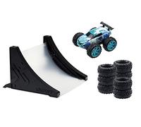 Exost Jump 20620 Stunt Pack by Silverlit, Auto Giocattolo per Bambini, 1 Auto e Accessori, Non necessita di Batteria, la Confezione è rampa, Oggetti da Collezione, 8 cm, Colorati, dai 5 Anni in su