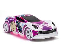 Exost Lightening Macchina telecomandata-Lightning Amazon 2.4Ghz-Effetti sonori e Luminosi-Giocattolo per Bambini-dai 5 Anni, Color White et Pink, 40 x 21.5 x 23.5 cm, 20631