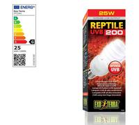 Exoterra Reptile UVB200 Rettili 25W Terrarienlampe- Ideale per Wüstenterrarien [EEK: G]