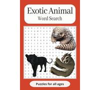 Exotic Animal Word Search: Word Searches with Easy to Read Print about Exotic Animals, Animals, Wild Animals and more | 6x9 inches, 110 pages | 50+ ... Gift for Vacations, Holidays and Free Times