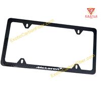Exotic Carbon Fiber Carbon Fiber Portatarga 4 Fori Slim Plate Frame