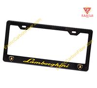 Exotic Carbon Fiber Cornice Targa 2x2 In Fibra Di Carbonio Lucida Nero
