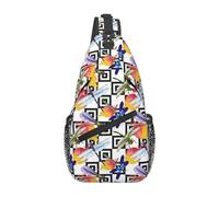 Exotic Dragonfly Wild Insect In A Watercolor Style Unisex Sling Bag Multitasche Zaino Monospalla Casual Borsas A Spalla Per Ciclismo Lavoro Viaggio Outdoor