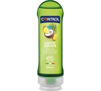 Exotic Escape Gel Massaggio 2 in 1 All Aroma di Frutti Tropicali con 98,8% di