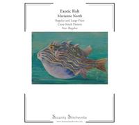 Exotic Fish Cross Stitch Pattern - Marianne North - Regular Size Edition: Regular and Large Print Cross Stitch Pattern