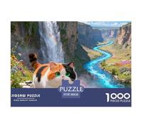Exotic ShorthairPuzzle Per Adulti E Adolescenti Cute Cats Puzzle Sfidanti 38x26cm/1000pcs Tutta La Famiglia.