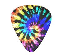 Exotic Tribe Tie Dye Style Advanced plettro per chitarra 12 pezzi Tre spessori per basso, chitarra elettrica, borsa per chitarra acustica