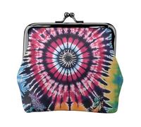 Exotic Tribe Tie Dye Style Print Leggero Donne Portamonete Squisito Impermeabile Piccolo Sacchetto per Monete Carte