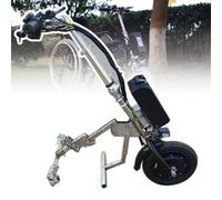 ExoticaBlend 500W Handbike Elettrica per Sedia a Rotelle, Propulsore Anteriore Elettronico Anteriore per Carrozzina, Dispositivo Traino Carrozzina, 3 velocità, Batteria 48V 16Ah, Autonomia 65Km,A