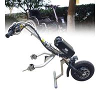 ExoticaBlend 500W Handbike Elettrica per Sedia a Rotelle, Propulsore Anteriore Elettronico Anteriore per Carrozzina, Dispositivo Traino Carrozzina, 3 velocità, Batteria 48V 16Ah, Autonomia 65Km,B