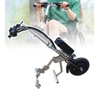 ExoticaBlend Accessorio per Handbike Elettrica - Kit di Conversione per Sedia a Rotelle da 500 W, Batteria al Litio da 48 V, Autonomia 65 Km, 3 velocità, Luce Anteriore,A