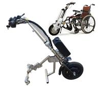 ExoticaBlend Accessorio per Sedia a Rotelle Elettrica per Handbike da 500 W, Dispositivo di Traino, Batteria al Litio da 48 V 16 Ah, Autonomia 65 Km, 3 velocità con Luce Anteriore,A