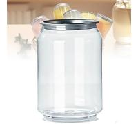 ExoticaBlend Confezione da 200 Bicchieri in Plastica Monouso con Coperchio, Bottiglie di Succo in Pet Richiudibili a Tenuta Stagna per Frullati, Boba, Compatibili con Macchine Sigillatrici 330ml