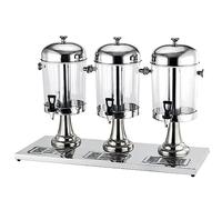 ExoticaBlend Dispenser per Bevande Fredde Distributore di Succhi per Bevande Fresche Acciaio Inossidabile per Uso Commerciale Servizio Colazione a Buffet in Hotel,Silver-24L