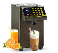 ExoticaBlend Distributore Automatico di Fruttosio, Distributore di Sciroppo Commerciale per Bubble Tea, Macchina per La distribuzione Quantitativa di Fruttosio con Misurino,Gold