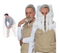 ExoticaBlend Giacca con Airbag per Gilet Anticaduta con Airbag per Anziani e Persone con Mobilità Ridotta, Giacca di Sicurezza con App per l'Assistenza agli Anziani,Khakiformale-L