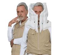 ExoticaBlend Gilet Anticaduta con Airbag, Tuta Protettiva Intelligente, a Scomparsa di 0,08 Secondi, per Persone Epilettiche o Non Vedenti,Khakiformale-S