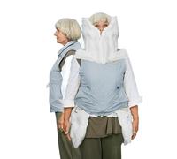 ExoticaBlend Gilet Anticaduta con Airbag, Tuta Protettiva Intelligente, a Scomparsa di 0,08 Secondi, per Persone Epilettiche o Non Vedenti,Bluefemale-S