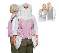 ExoticaBlend Gilet Anticaduta Leggero, Giacca con Airbag Anticaduta per Anziani, con App per Controllare i Dati di Allenamento, Riutilizzabile,Pinkforfemale-L