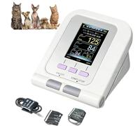 ExoticaBlend Misuratore Automatico della Pressione sanguigna per Uso Veterinario/Animale, con Display da 2,8" e 3 bracciali, sfigmomanometro elettronico, Cane/Gatto/Animali Domestici