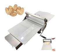 ExoticaBlend Sfogliatrice Pasticceria Manuale Pieghevole Rullo per Pasta in Acciaio Inossidabile Uso Commerciale E Domestico, Design Compatto Spessore Regolabile per Pizza,Croissant, Pasticceria A