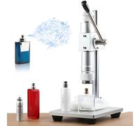 ExoticaBlend Tappatrice Pneumatica per Profumo, Aggraffatrice per Sigillatura di Bottiglie di Profumo in Acciaio Inossidabile, Altezza Regolabile, per Tappi Bottiglia,15mm