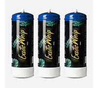 ExoticWhip 1250g N2O Cilindro monouso per Sifone Chantilly - Cilindro da 1250 g equivalente a 167 Capsule di N2O - Cilindro in Acciaio Inossidabile di Alta qualità 100% riciclabile (3 Pezzo)