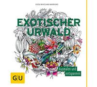 Exotischer Urwald: Ausmalen und entspannen