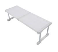 Expandable Cabinet Shelf Organizer | Adjustable Rack for Kitchen/Closet/Bathroom | No Drill Installation, 44 Lbs High Capacity | Carbon Steel & ABS Material (Length 47-68cm / 18.5-26.8in)