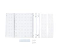 Expandable Closet - Punchless Space-Saving Shelf with Sl esign Fits 47-68cm (18.5-26.8in) - Ideal for Wardrobes Cabinets & Various Rooms