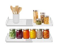 Expandable Closet Shelf | 15-24.4inch Adjustable No Drill Metal Bracket