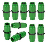 Expandable Hose Repair, Quick Connector Kit, Water Pipe Fitting Accessories, 10 Piece Irrigation Repair Connectors Garden Hose Fix Tool for Pet Washing Gardening Outdoor Water System Use