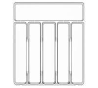 Expandable Kitchen Drawer Organizer, Adjustable Cutlery Storage Drawer, Ampio strumento Organizer Tray, Forks and Spoons Drawer Organizer, Utensil Tray For Kitchen Drawers, Adjustable Kitchen Drawer