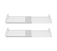 Expandable Shelf for Cabinet 38-62cm - - Adjustable No Drill Metal Rack 2 2