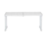 Expandable Shelf Stackable 121lb Load Bearing Storage Rack Closet Cabinet Cupboard Organizer (Length 47-68cm / 18.5-26.8in)