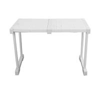 Expandable Shelf Stackable 121lb Load Bearing Storage Rack Closet Cabinet Cupboard Organizer (Length 37-48cm / 14.6-18.9in)