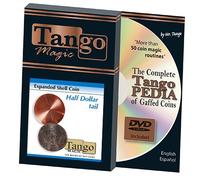 Expanded Shell Coin - Half Dollar (Tail w/DVD)(D0002) by Tango - Trick