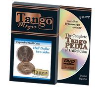 Expanded Shell Half Dollar (Two Sided w/DVD)D0006 by Tango - Trick