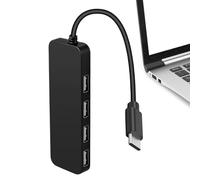 Expander de Porto USB PORTAPTOP-Adattatore multifunzione 4-in-1, collegamento dati plug and play, portatile leggero | accessorio di collegamento per computer, taccuino, unità esterna, ufficio, uso di