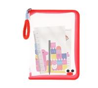 Expanding File Folder, Clear Document Organizer, Transparent Storage Envelope, Large Capacity File Case, Zipper Closure with Handle, for School, Home, Paperwork, Filing, Supplies, Documents