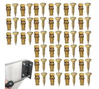 Expansion Screw Set - Carbon Steel Heavy Duty Wall Anchors | Stable Fixing Hardware, Easy Installation Fasteners | Cabinet Hinges Wardrobe Doors Kitchen Bathroom Tiles Stone Wood Plaster