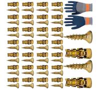 Expansion Screws 20PCS Heavy-Duty Wall Anchors With Gloves