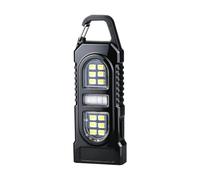 Expansive Flood Beam Coverage: This keychain flashlight produces a wide bea
