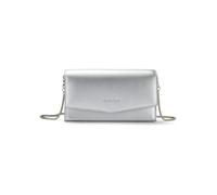 Expatrié Borsa a mano piccola da donna Argento - Camille - Pochette in ecopelle vegana - Borsa da sera con catena removibile - Ideale per matrimoni, balli di fine anno, feste e cene