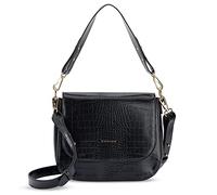 Expatrié Borsa a Tracolla Donna Nero - Louise Large - Borsetta Grande e Elegante in Pelle Vegana - Ideale per Tutti i Giorni - Cinghia regolabile