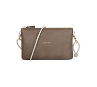 Expatrié Clutch Emilie Donna Marrone/Oro Bicolore Piccola Tracolla Rimovibile